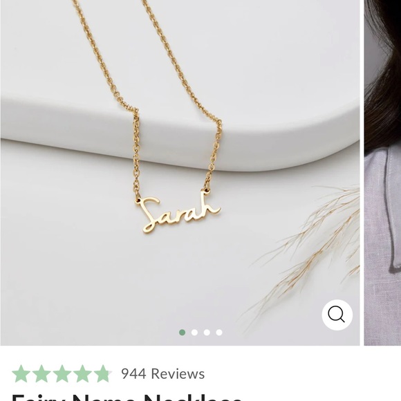 Mint & Lily Fairy Name Necklace - Emma - Picture 2 of 5